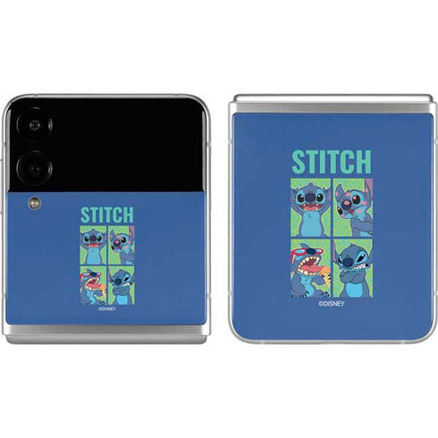 Disney Lilo and Stitch Personalities Moods Galaxy Z Flip4 5G Skin